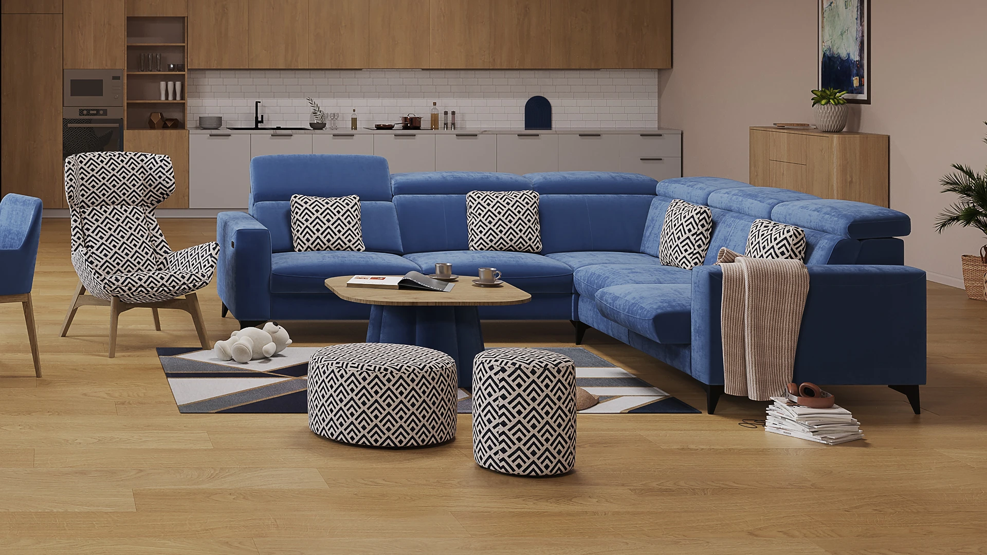 Sedačka Dolce portofino - neobmedzené možnosti - Pohodlie Phase