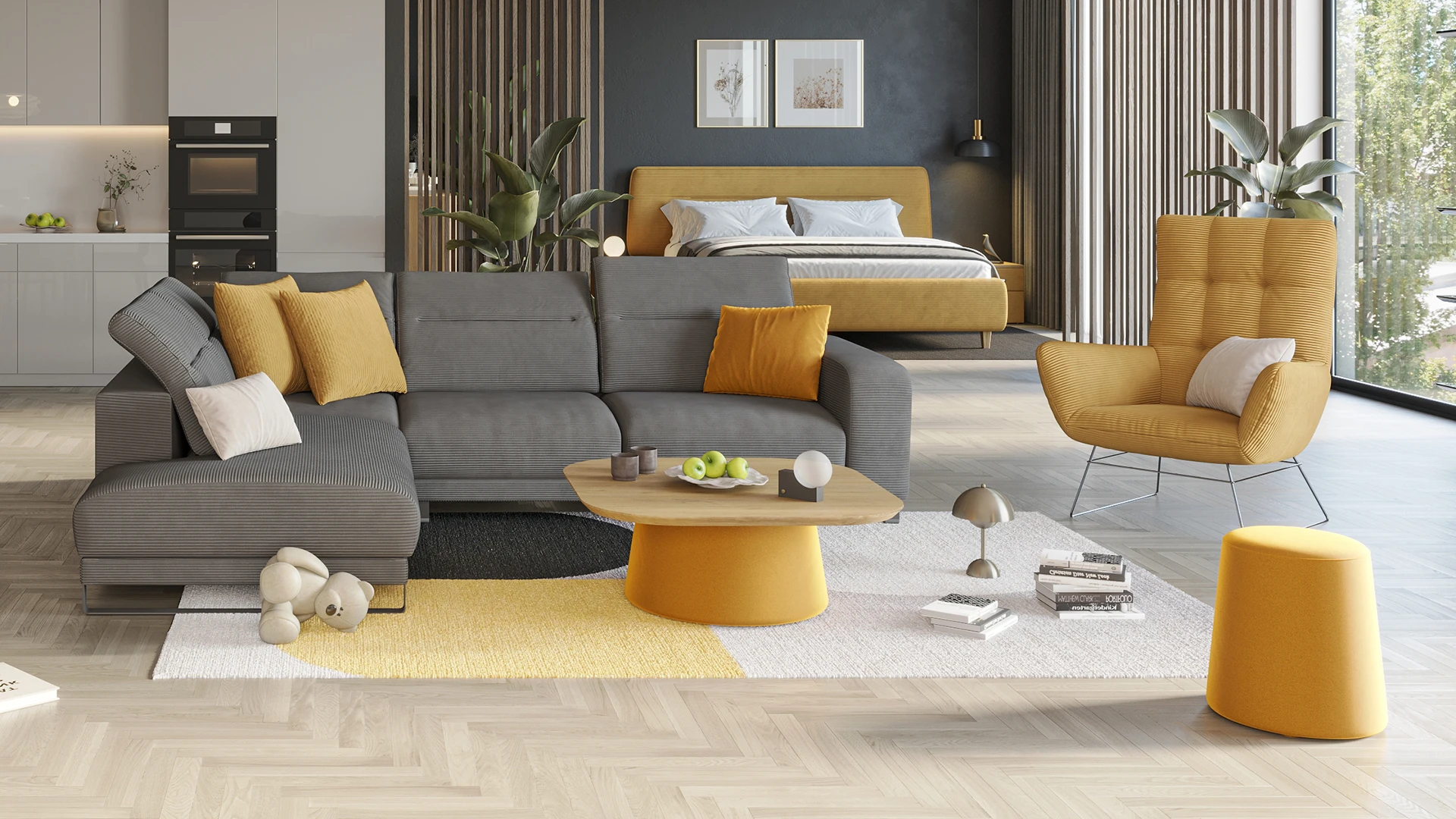 Sedačka Lamia - sedačka, ktorá sa prispôsobí - Pohodlie Phase