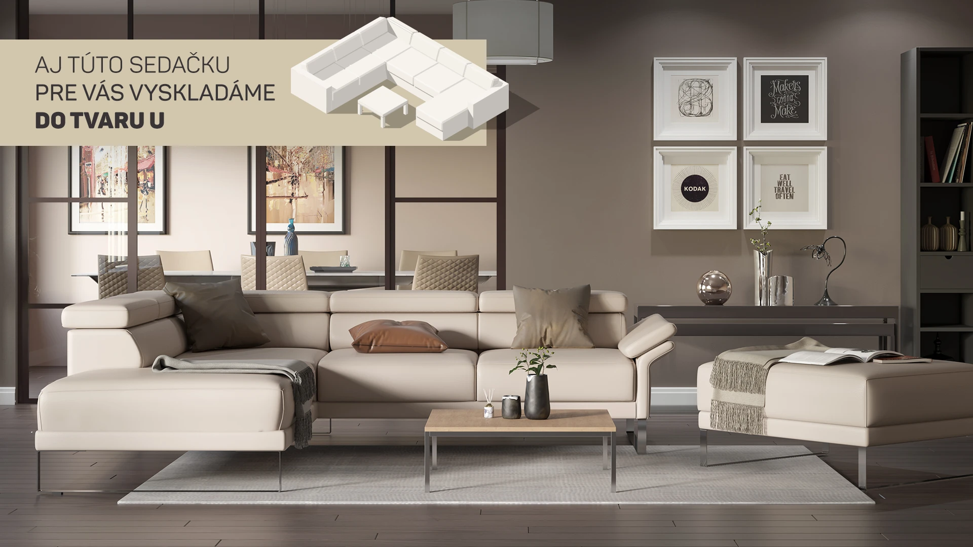 Sedačka Agrigento - pre mestské bývanie - Pohodlie Phase