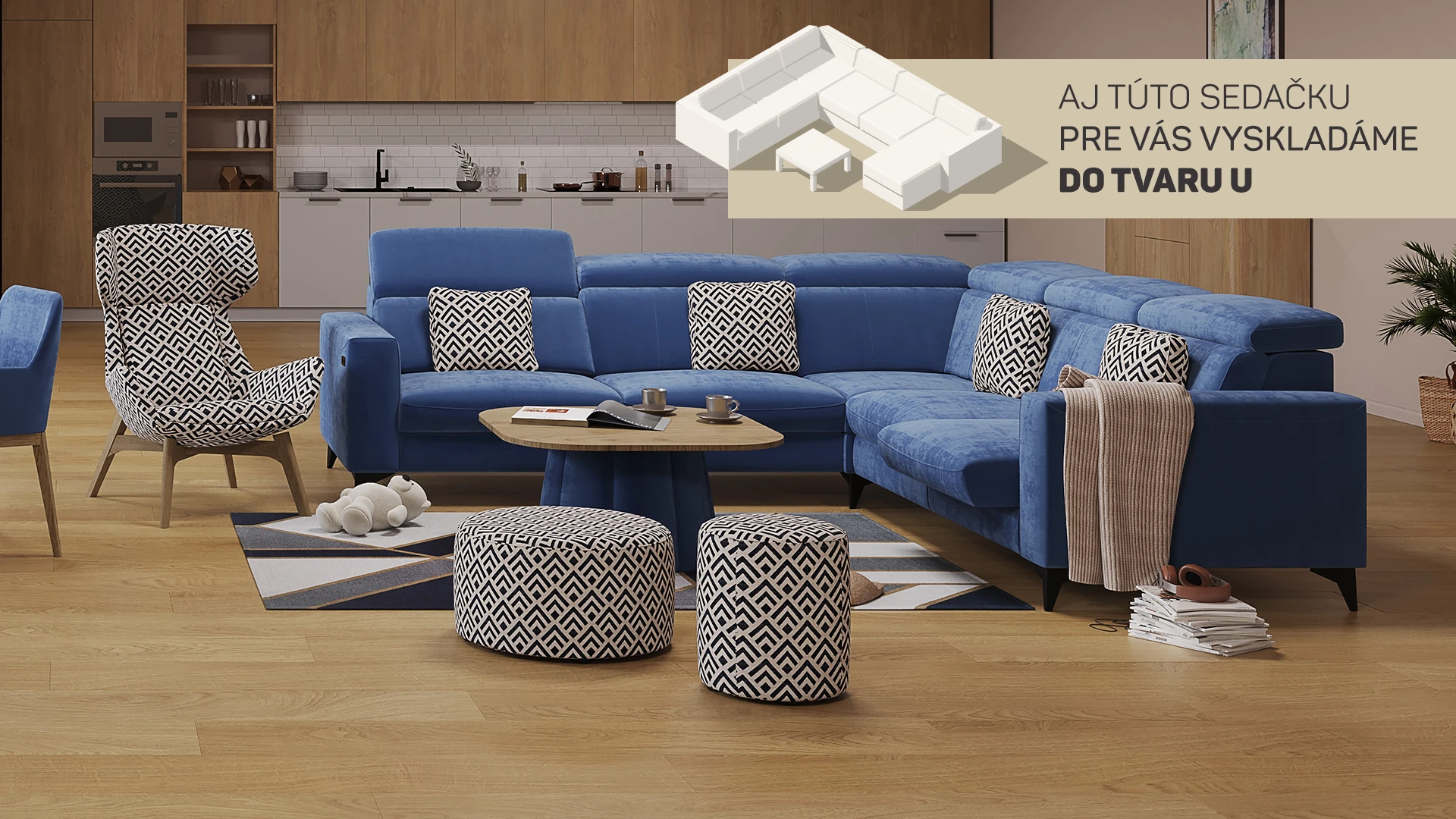 Sedačka Dolce Portofino - neobmedzené možnosti - Pohodlie Phase