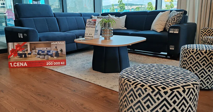 Losování soutěže „Navštivte prodejny Phase a zapojte se do soutěže o kolekci nábytku v hodnotě 200 000 Kč!“
